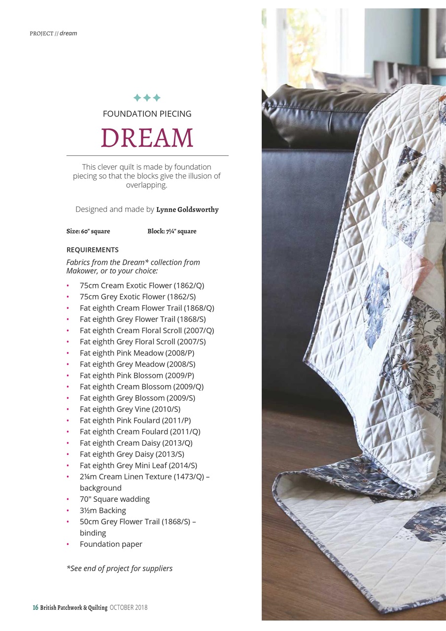 Patchwork and Quilting Preview Pages