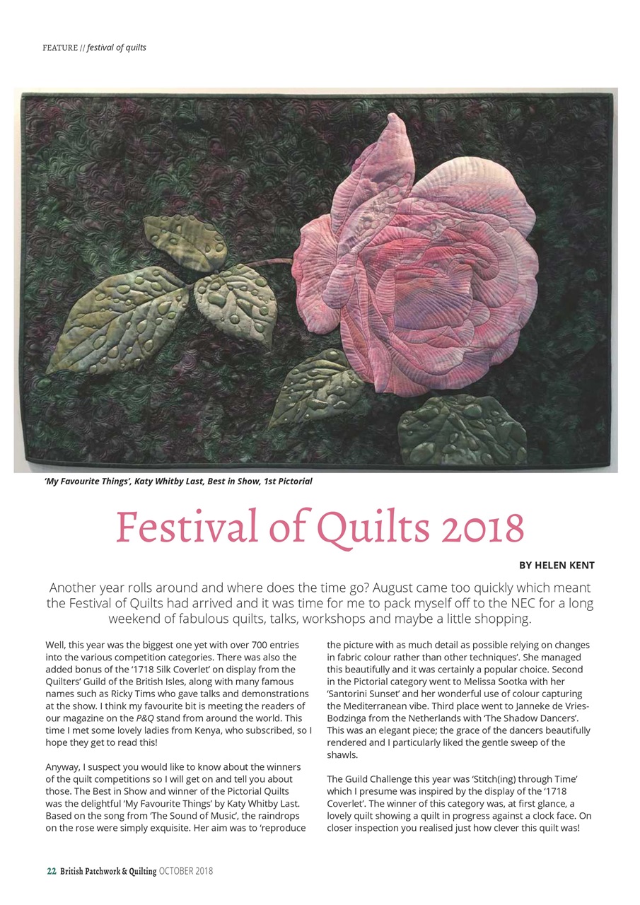 Patchwork and Quilting Preview Pages