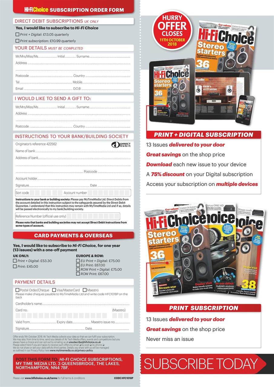 Hi-Fi Choice Preview Pages