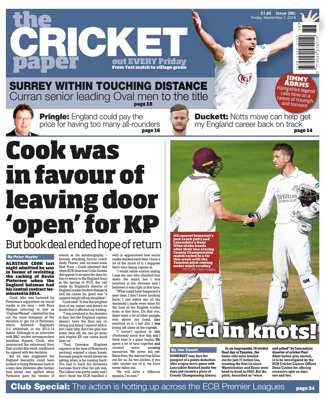 The Cricket Paper Preview Pages