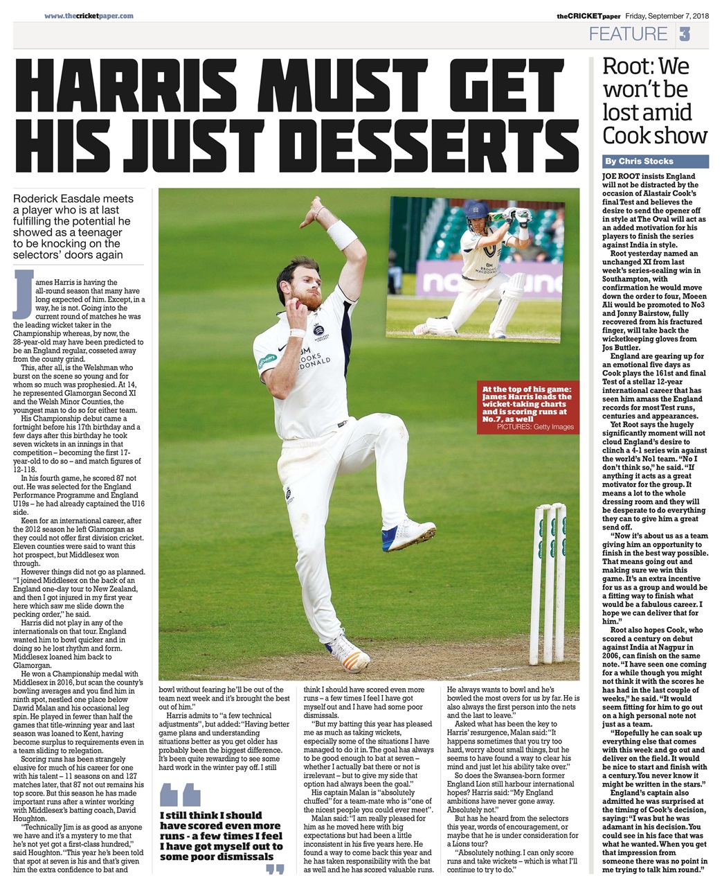 The Cricket Paper Preview Pages