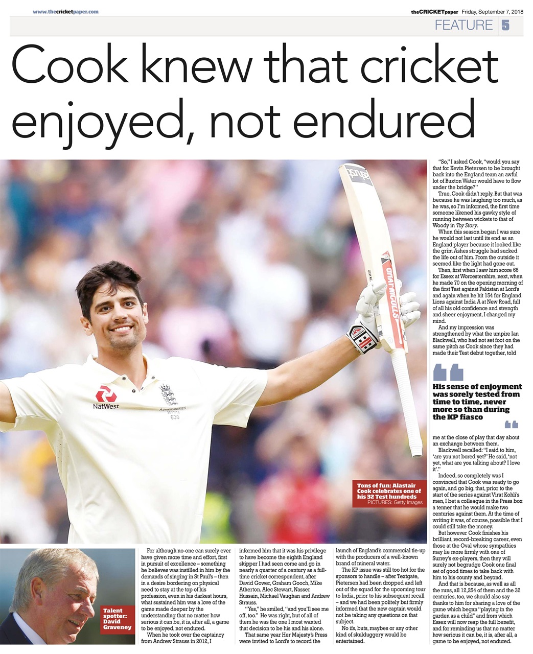 The Cricket Paper Preview Pages