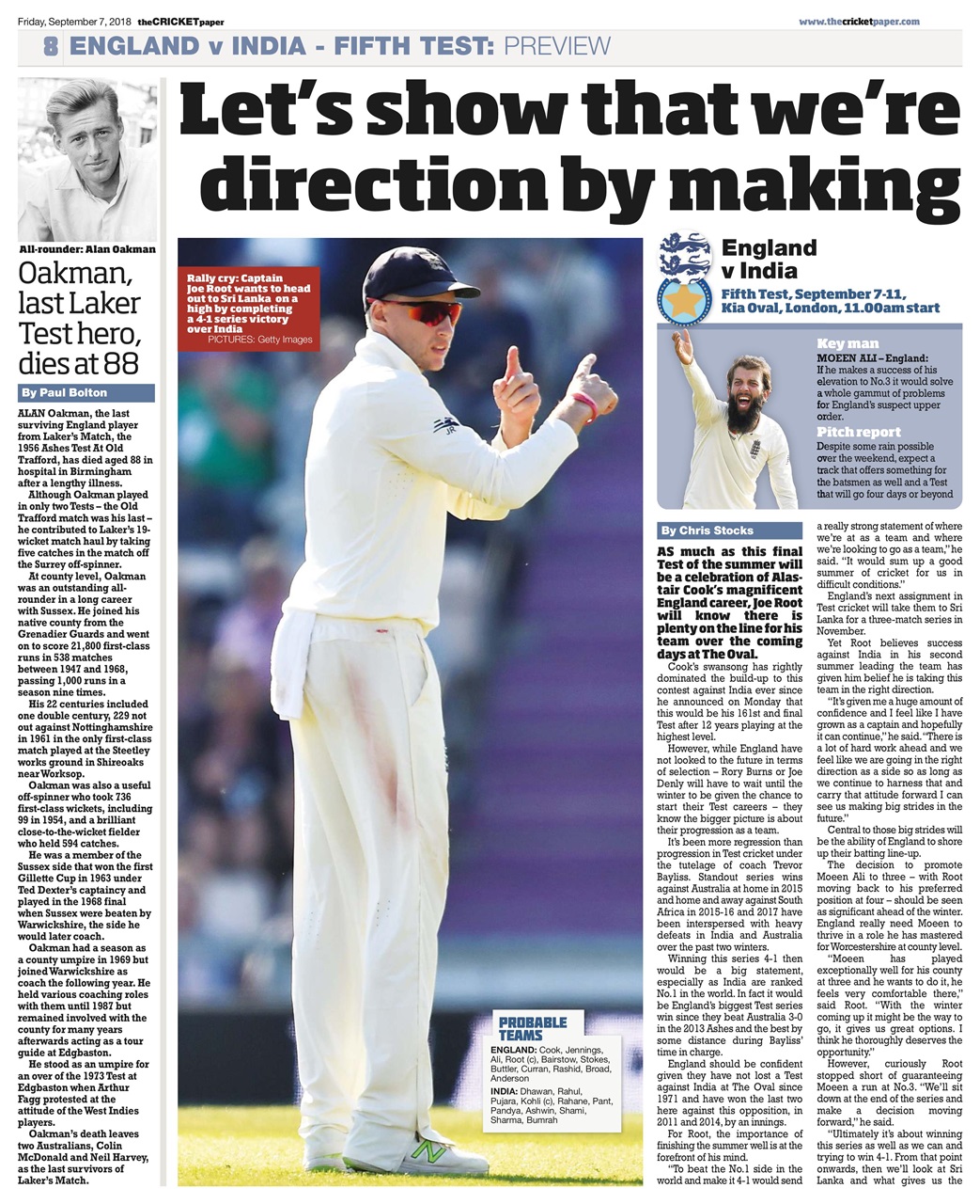The Cricket Paper Preview Pages