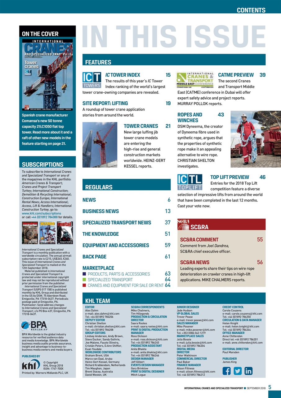 Int. Cranes and Specialized Transp Preview Pages