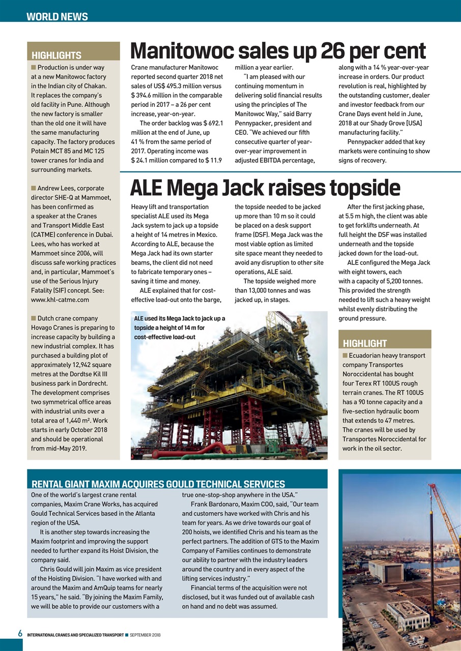 Int. Cranes and Specialized Transp Preview Pages