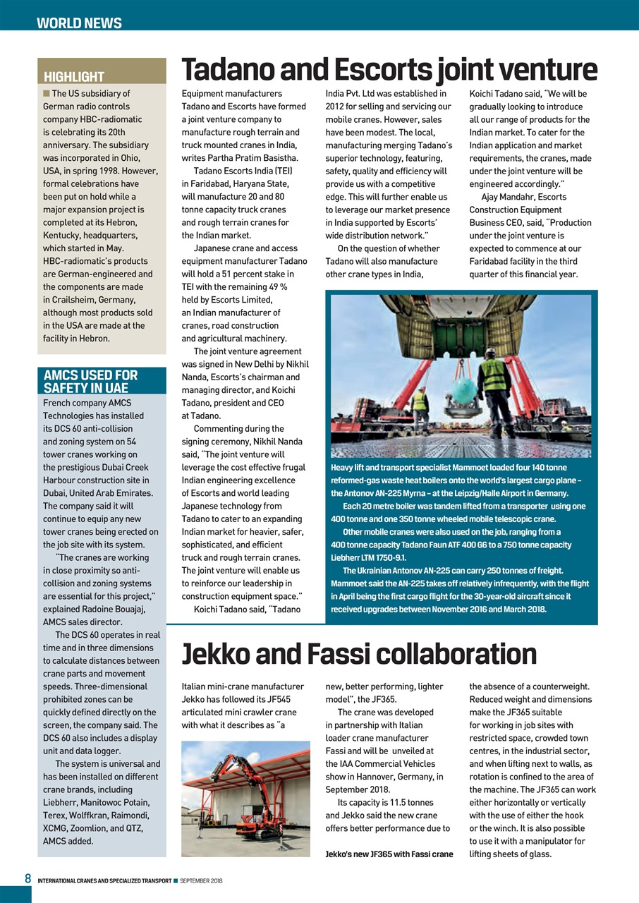 Int. Cranes and Specialized Transp Preview Pages