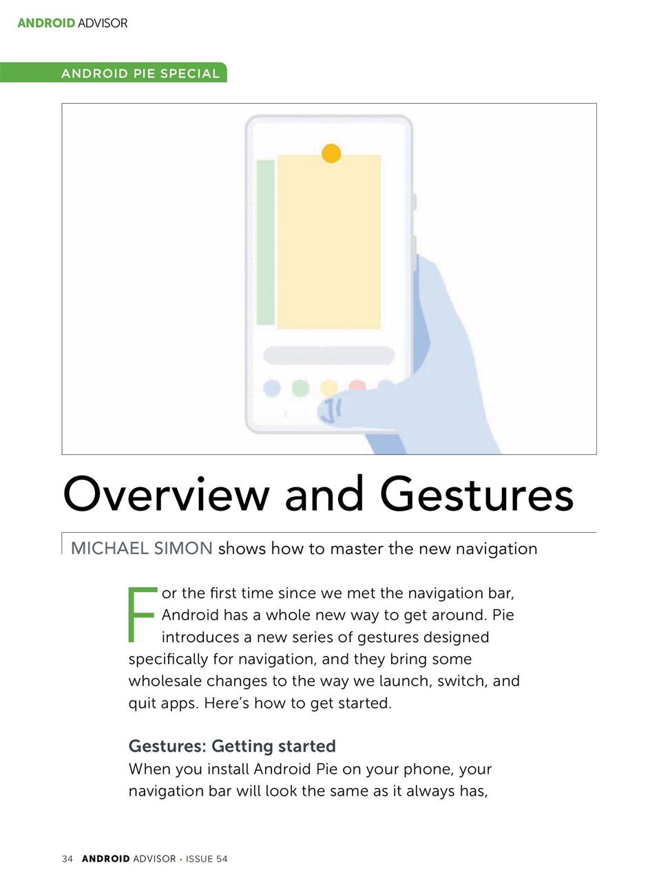 Android Advisor Preview Pages