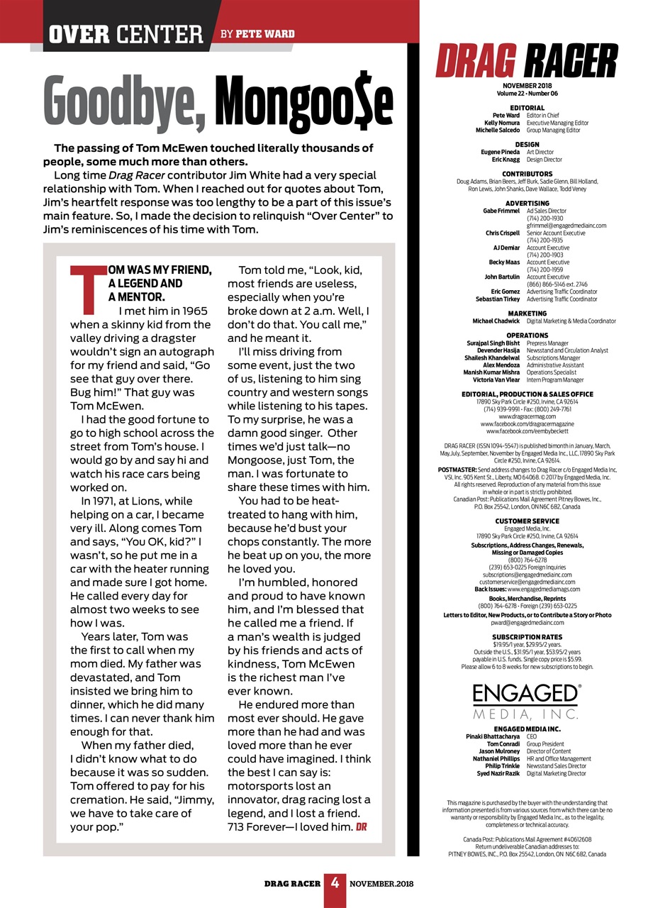 Drag Racer Preview Pages