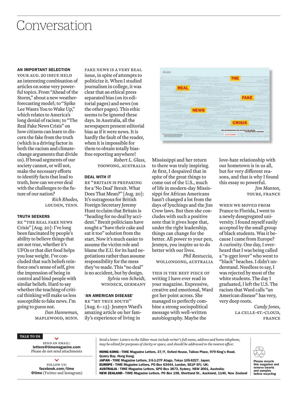 TIME Magazine Europe Preview Pages