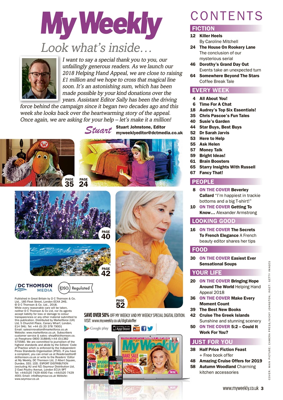 My Weekly Preview Pages