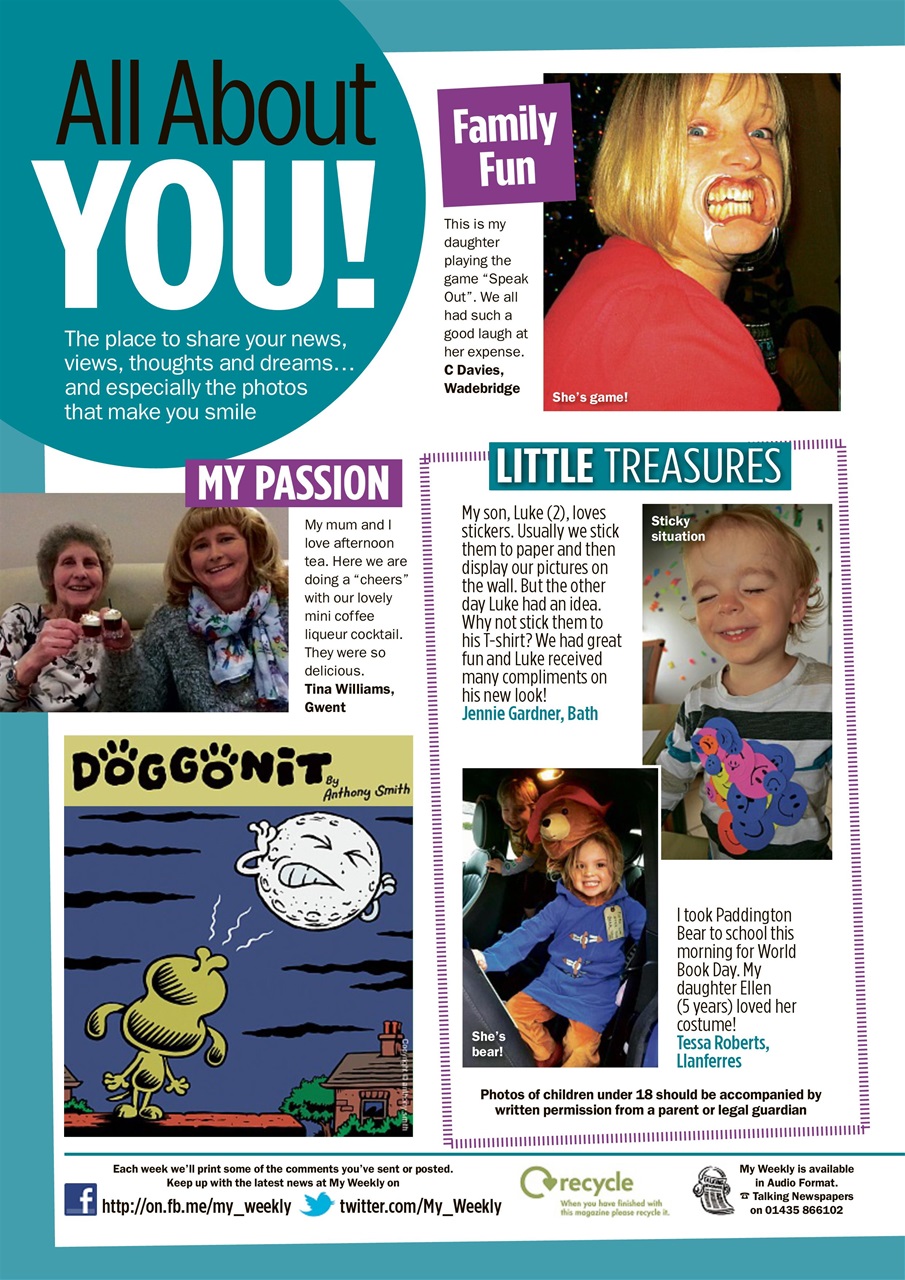 My Weekly Preview Pages