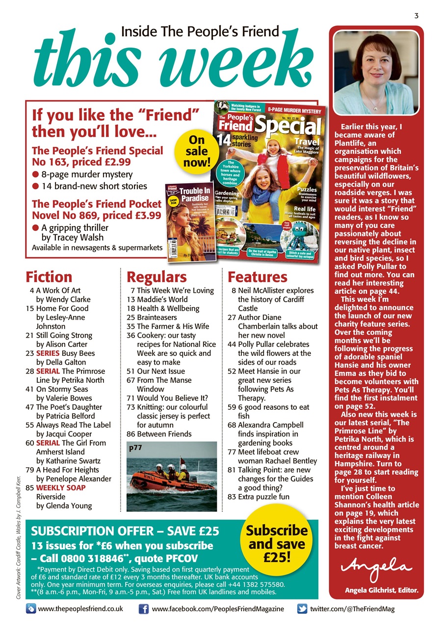 The People’s Friend Preview Pages