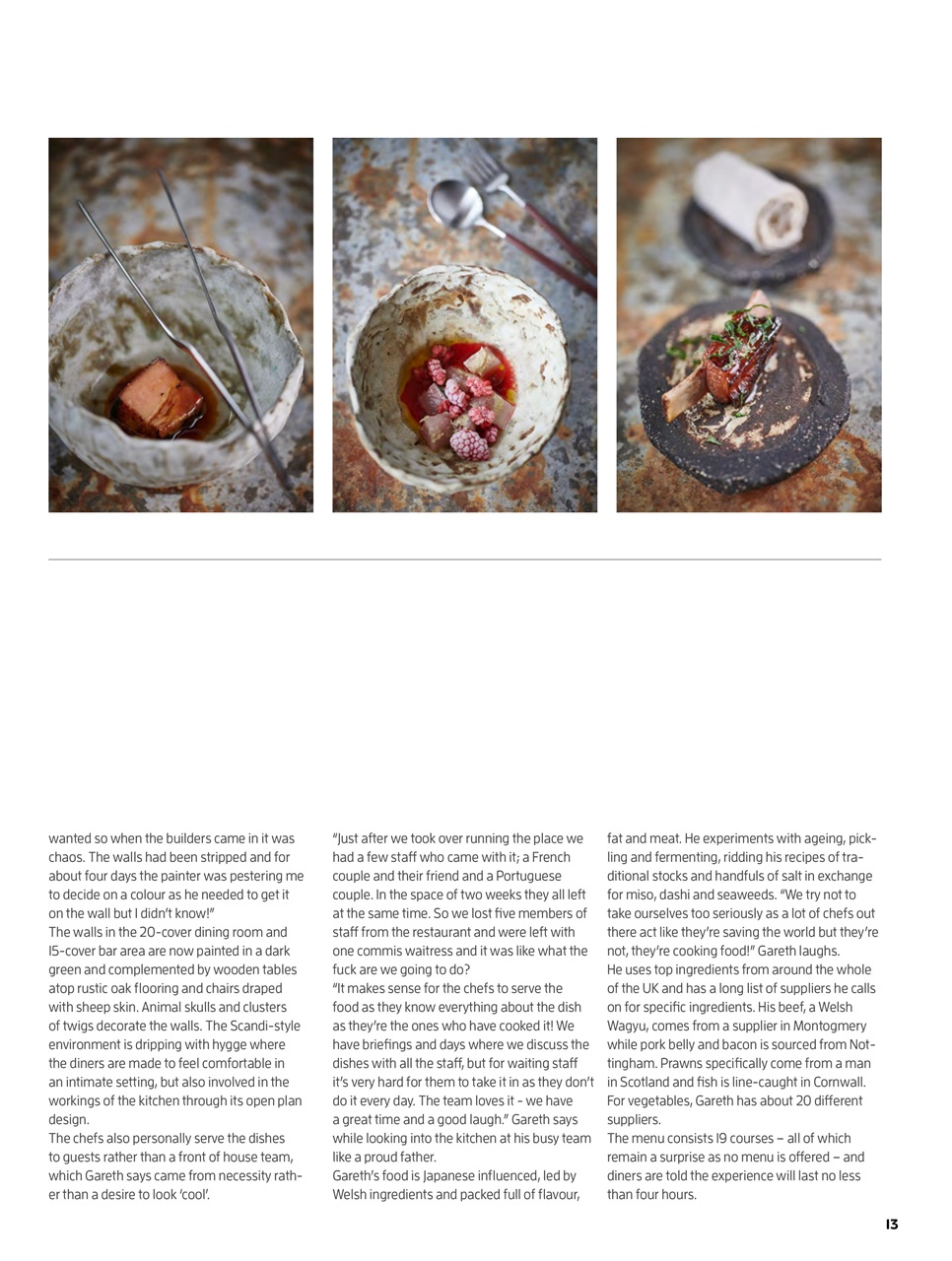 Chef & Restaurant Magazine Preview Pages