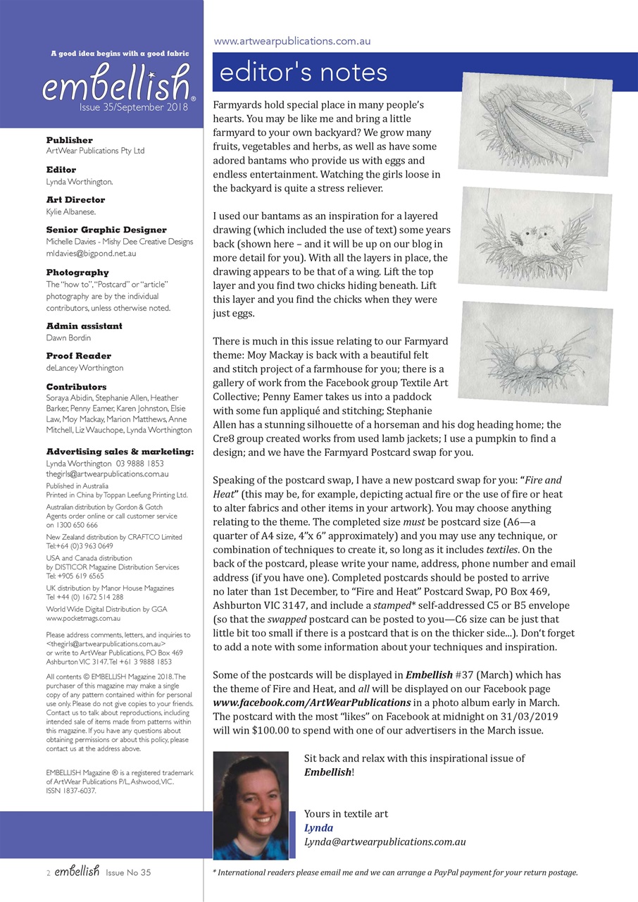 Embellish Preview Pages