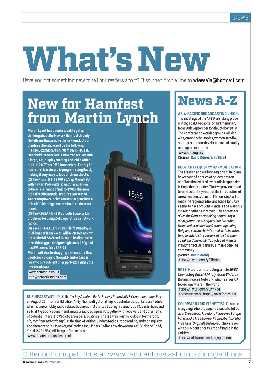 Radio User Preview Pages