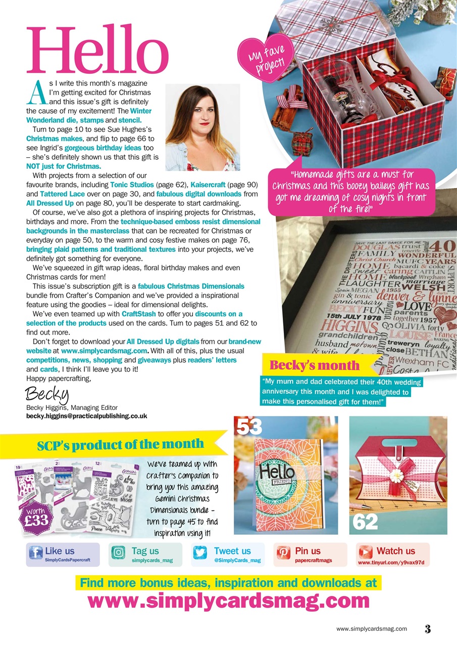 Simply Cards & Papercraft Preview Pages