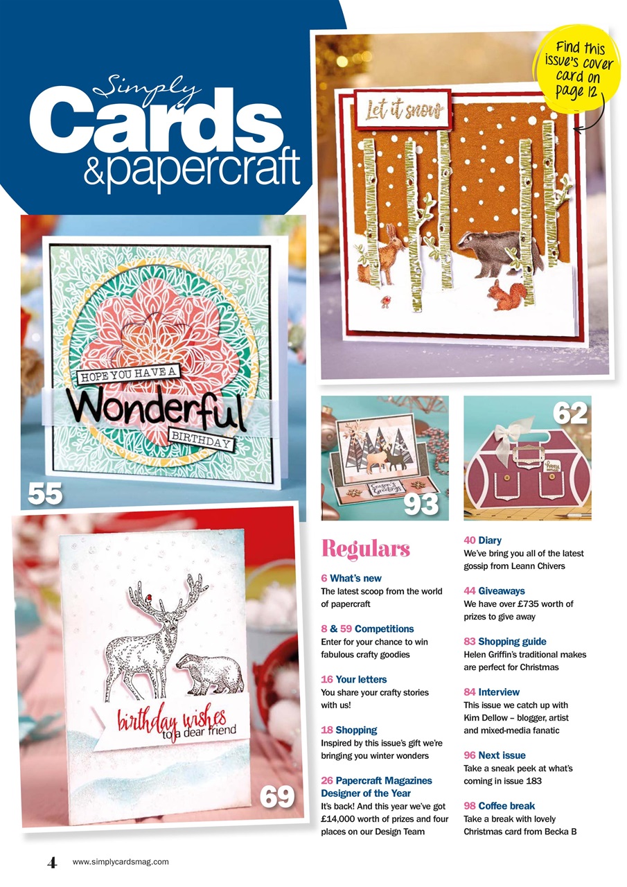 Simply Cards & Papercraft Preview Pages