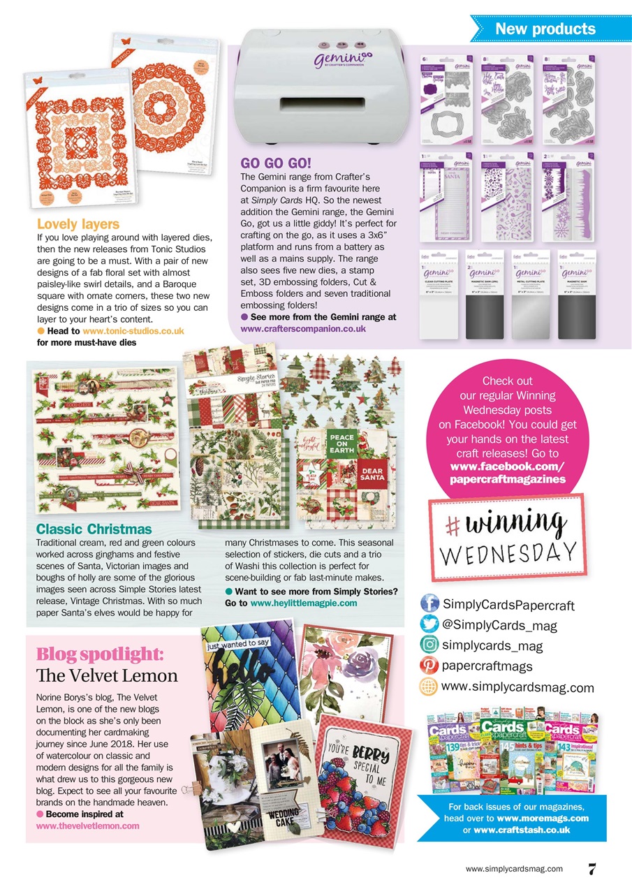 Simply Cards & Papercraft Preview Pages