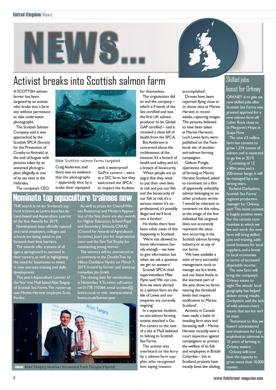 Fish Farmer Magazine Preview Pages