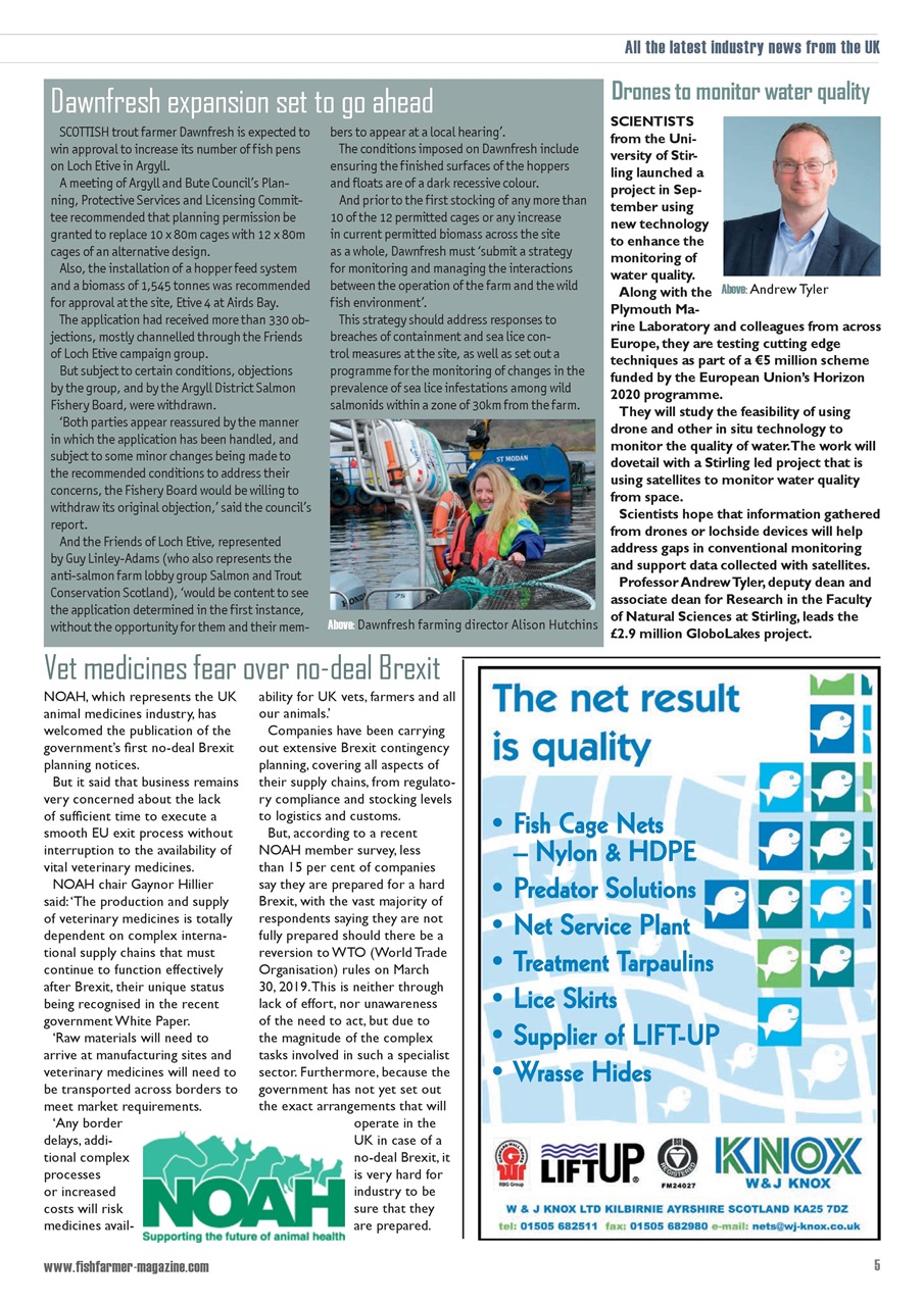 Fish Farmer Magazine Preview Pages