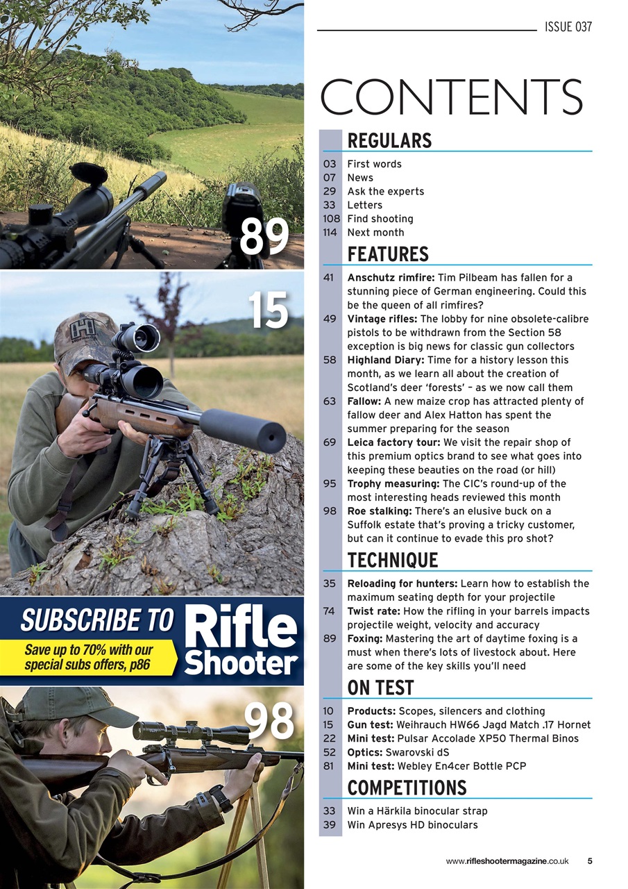 Rifle Shooter Preview Pages