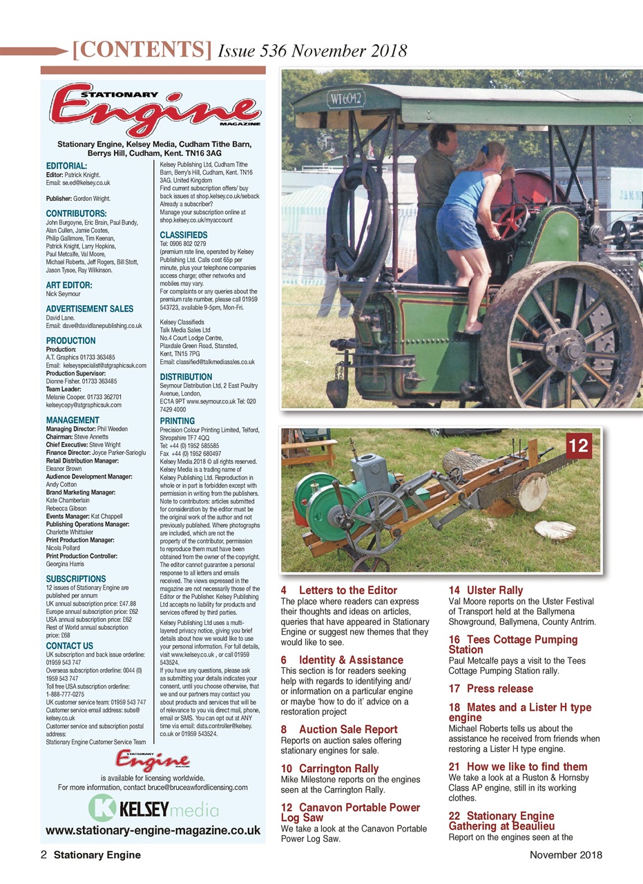 Stationary Engine Preview Pages