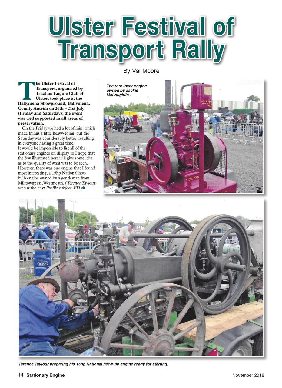 Stationary Engine Preview Pages