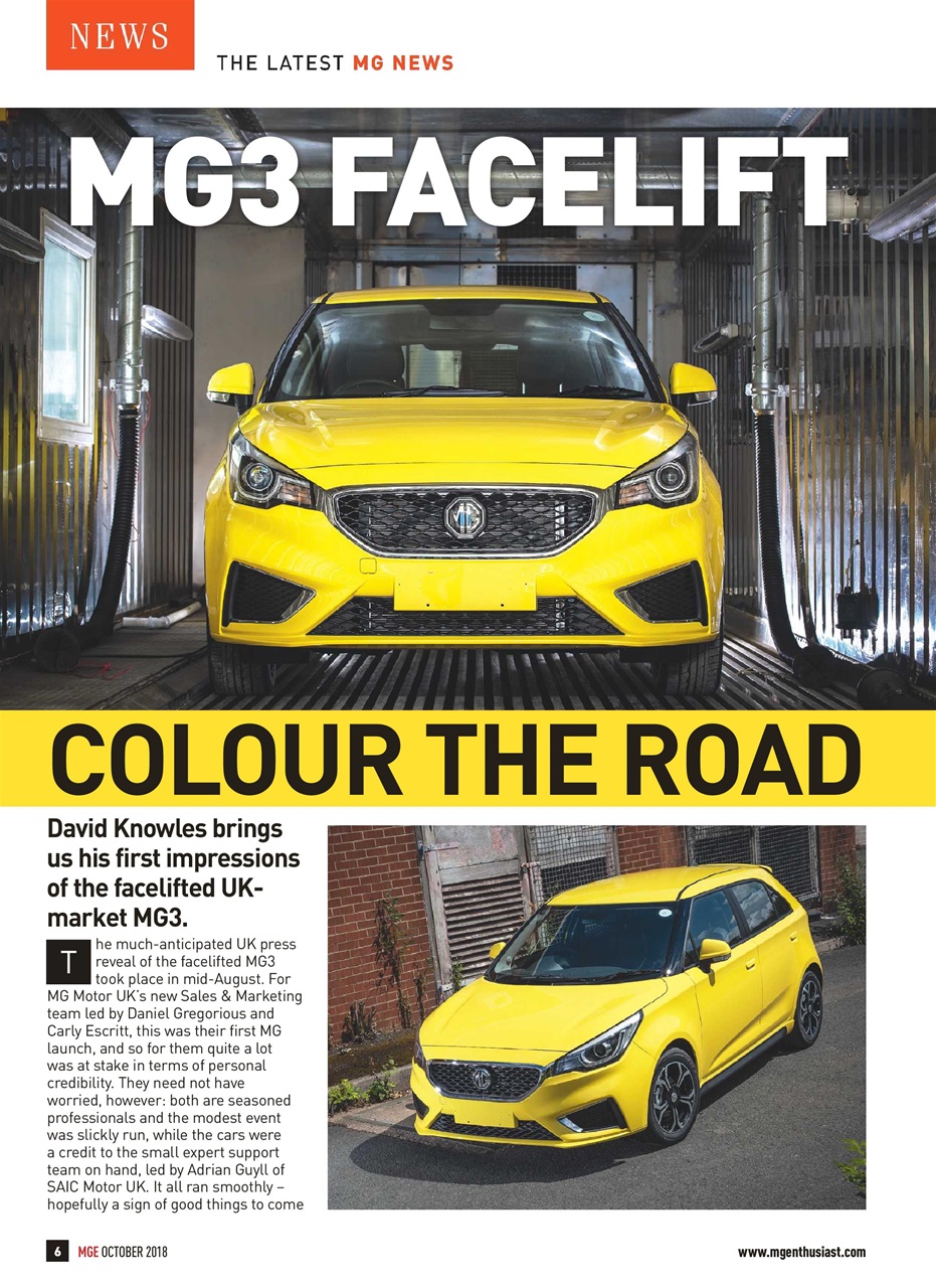 MG Enthusiast Preview Pages