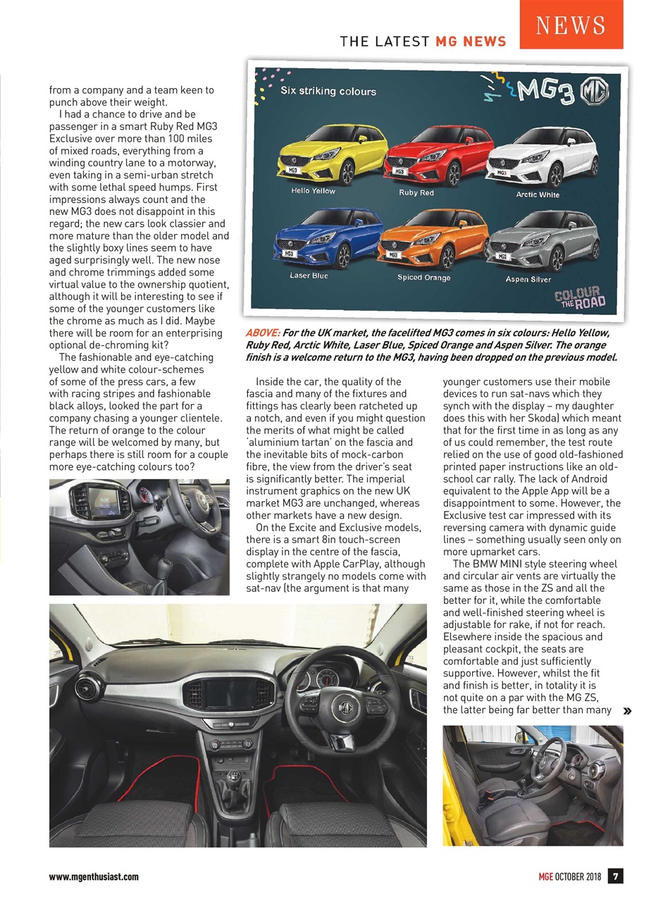 MG Enthusiast Preview Pages