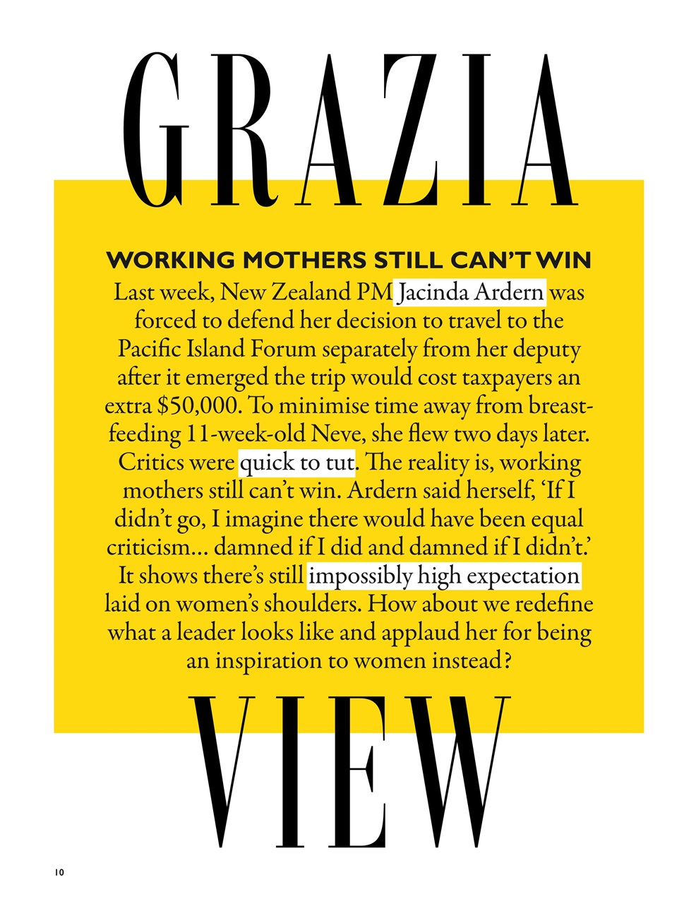 Grazia Preview Pages