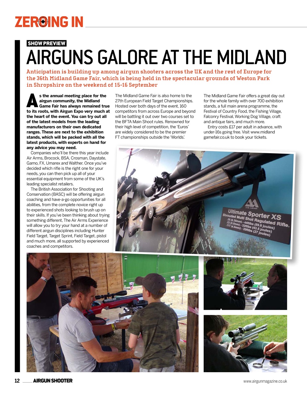 Airgun Shooter Preview Pages