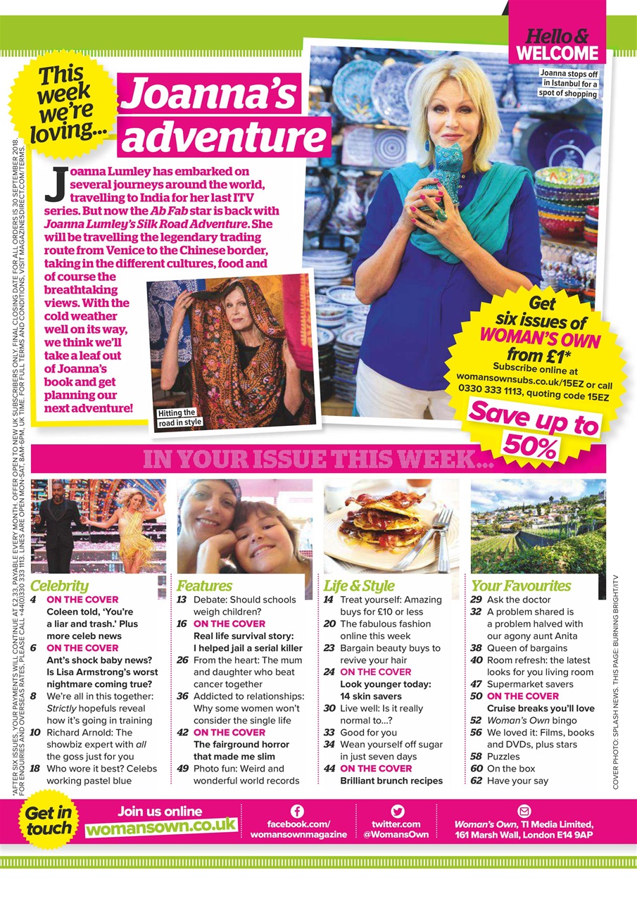 Woman's Own Preview Pages