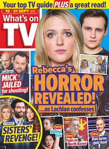 What's on TV issue 15th September 2018
