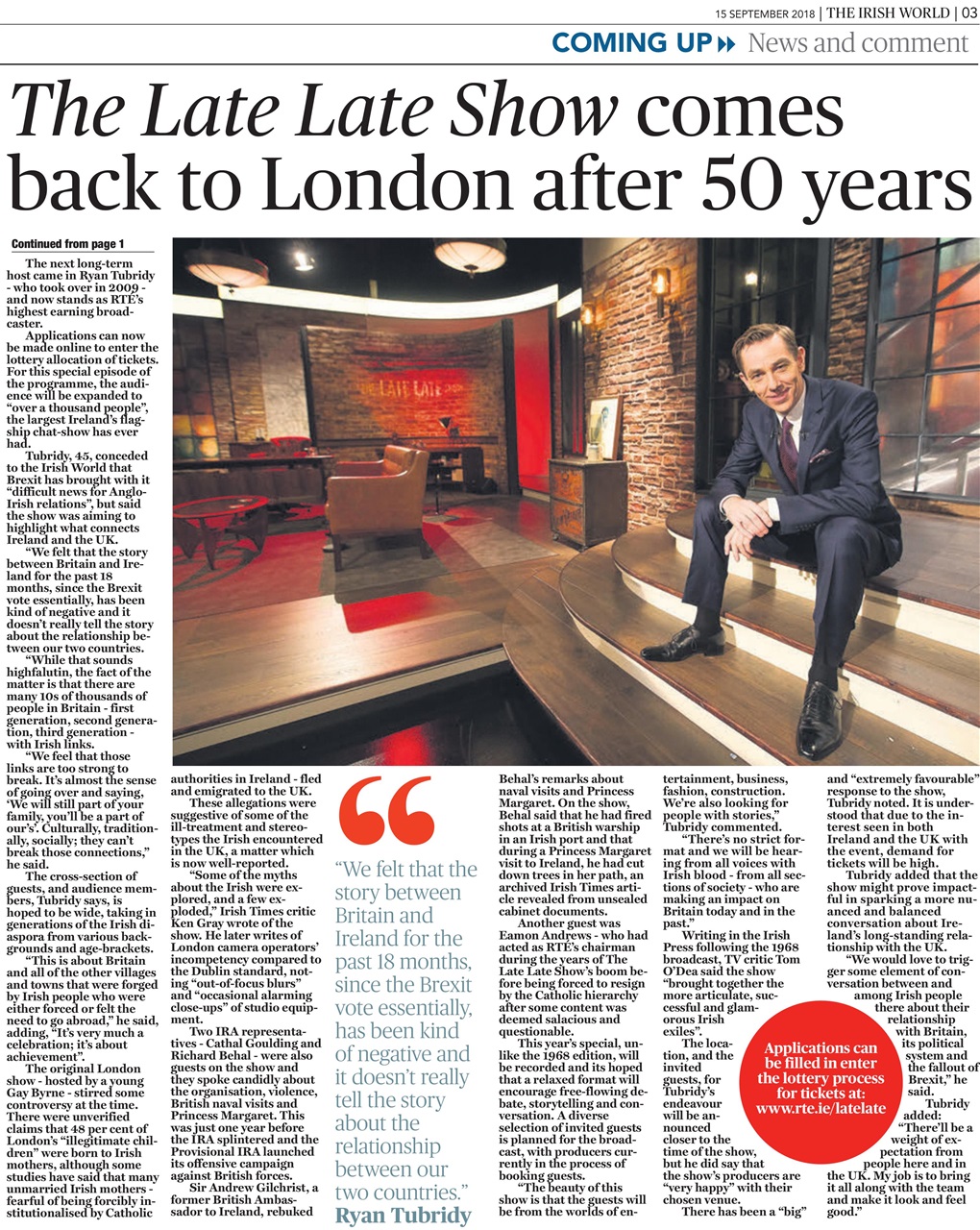 Irish World Preview Pages