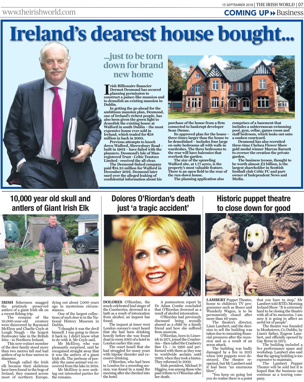 Irish World Preview Pages