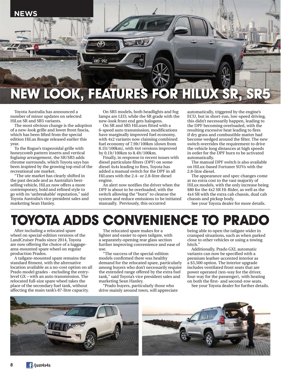 JUST 4X4S Preview Pages