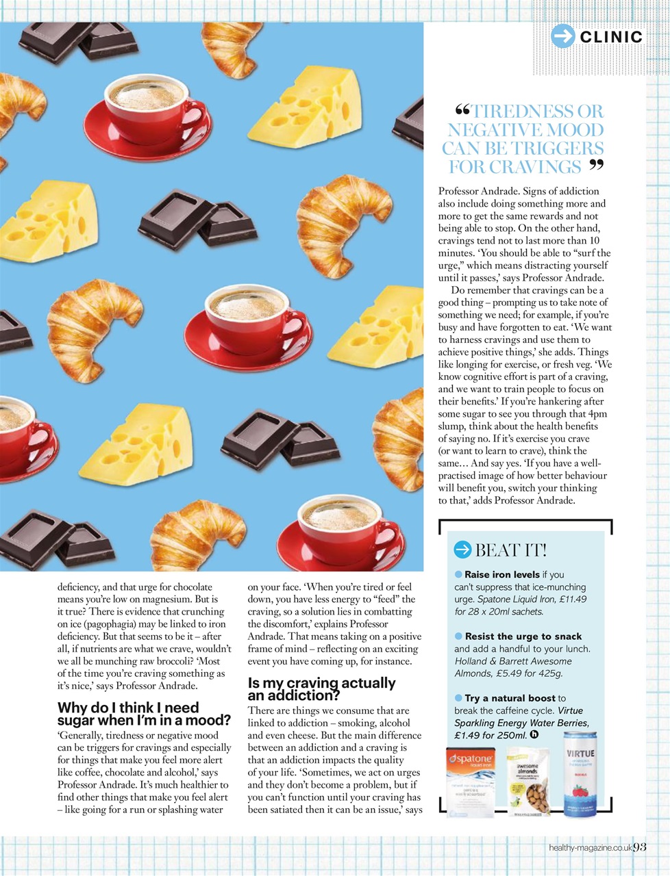 Healthy Magazine Preview Pages