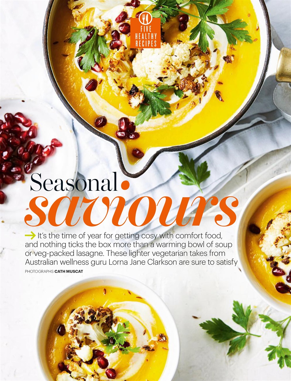 Healthy Magazine Preview Pages