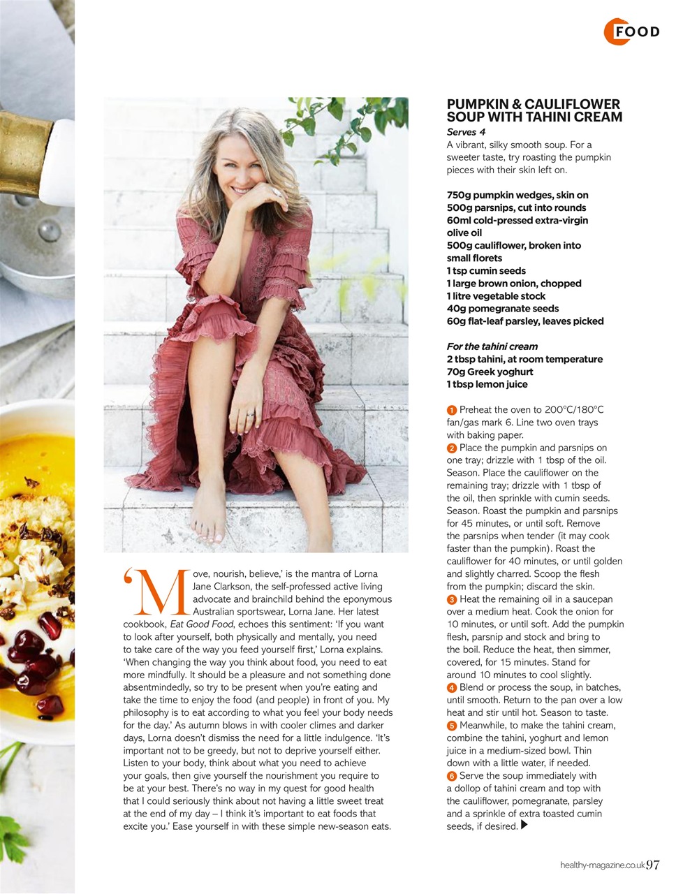 Healthy Magazine Preview Pages