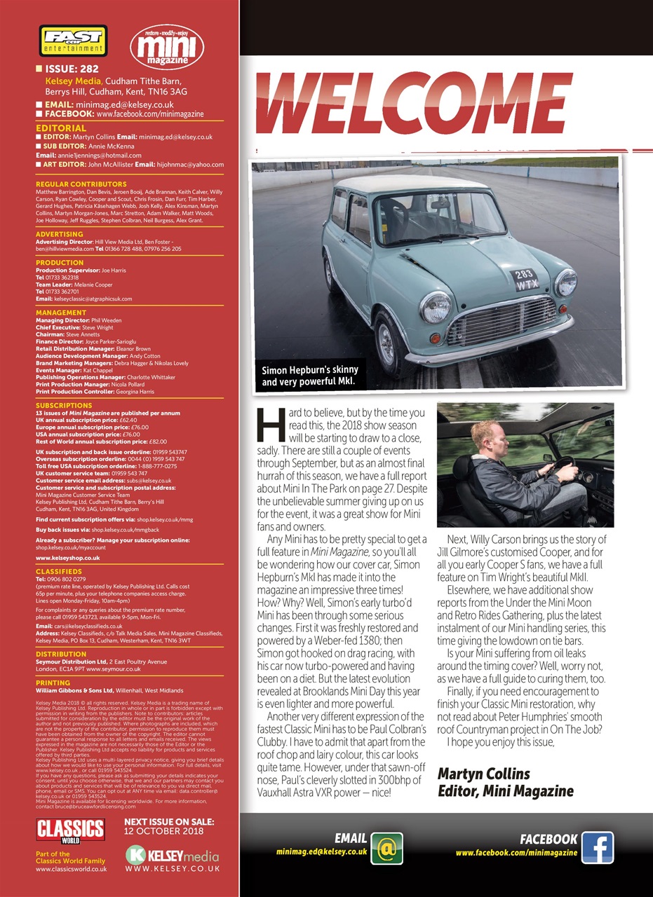 Mini Magazine Preview Pages