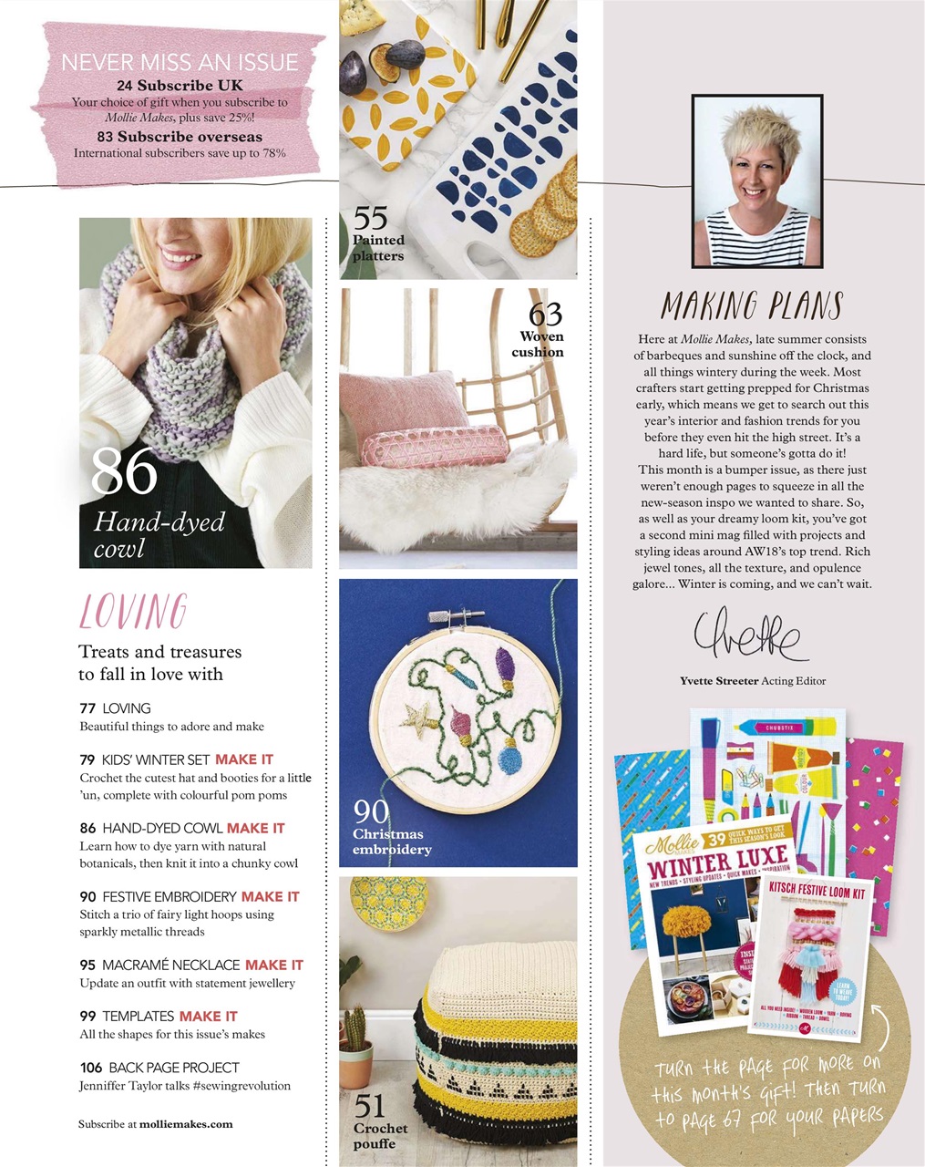 Mollie magazine Preview Pages