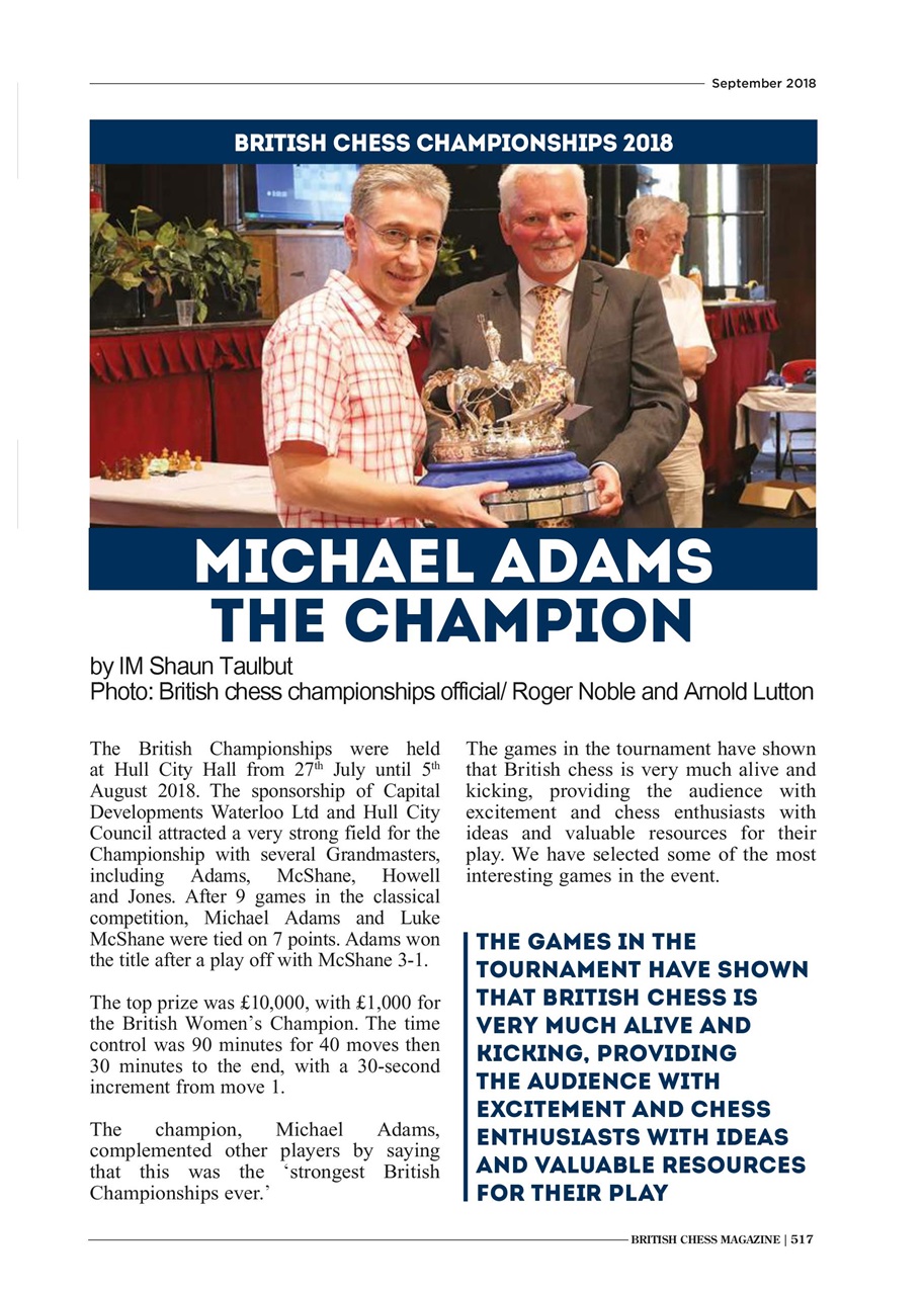 British Chess Magazine Preview Pages