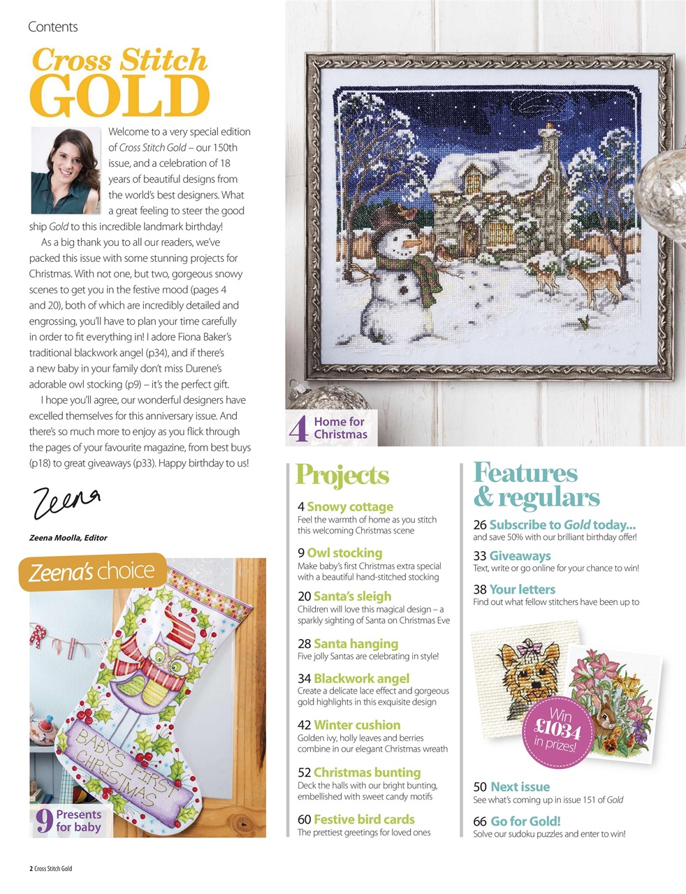 Cross Stitch Gold Preview Pages