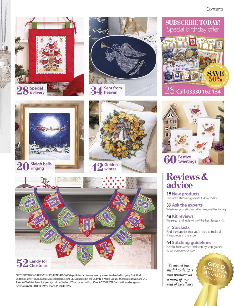 Cross Stitch Gold Preview Pages