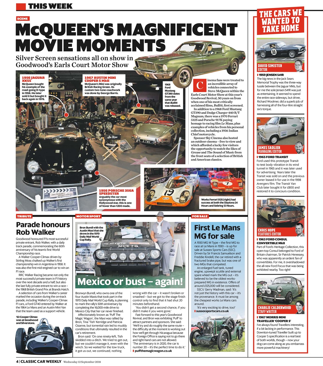 Classic Car Weekly Preview Pages
