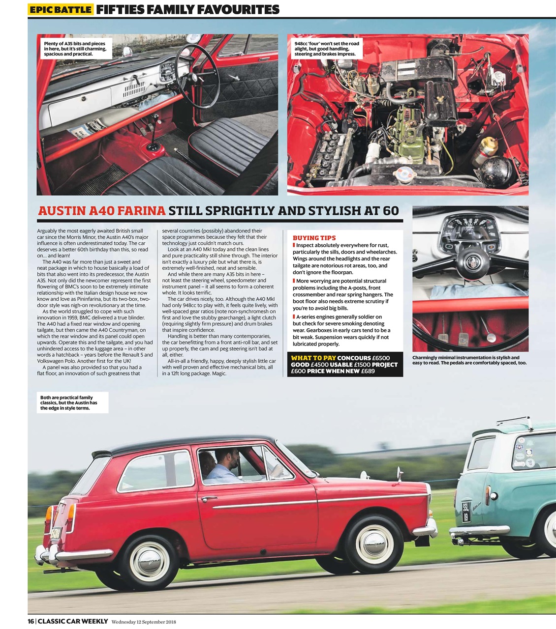 Classic Car Weekly Preview Pages