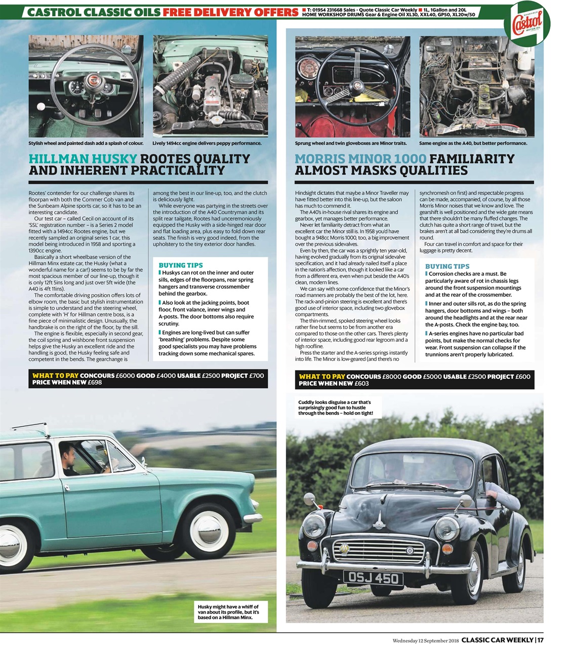 Classic Car Weekly Preview Pages