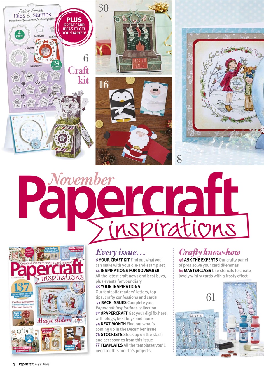 Papercraft Inspirations Preview Pages