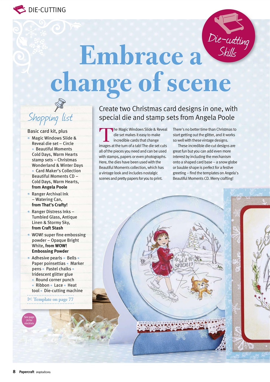 Papercraft Inspirations Preview Pages