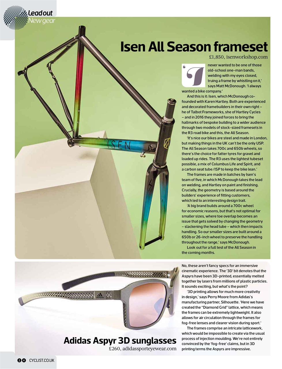 Cyclist Preview Pages